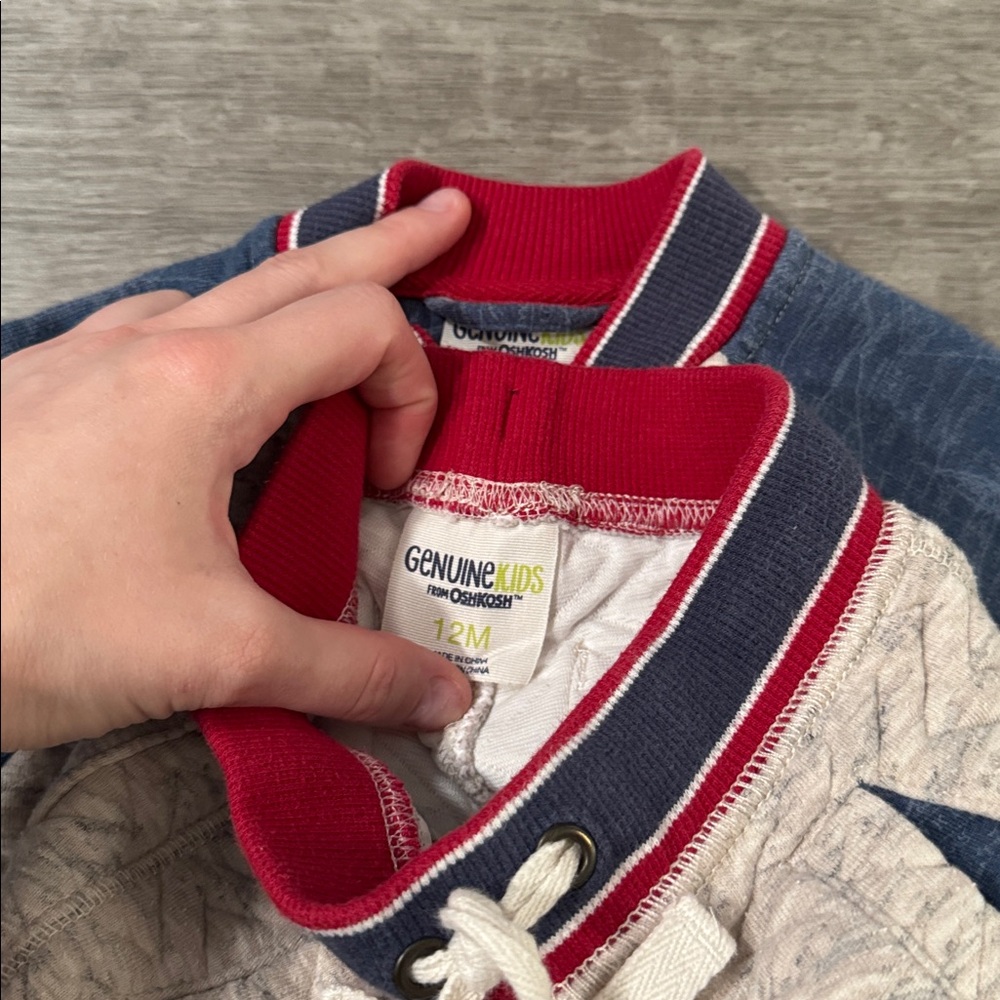 GenuineKids by OshKosh B’Gosh Quilted Matching Bomber and Joggers - Picture 6 of 6